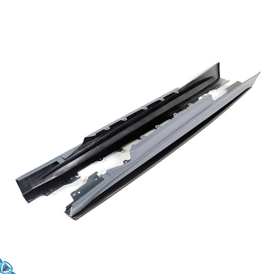 2014-2020 BMW 4 Series & M3/M4 (F32/F33/F80/F82) M Performance Style Carbon Fiber Side Skirt Extensions | FYBR Aerodynamics
