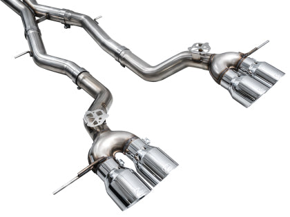 AWE - BMW G87 M2 Track Edition Exhaust - Chrome Silver Tips