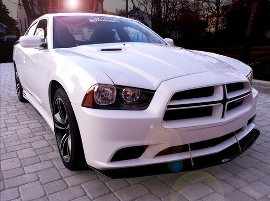 Dodge Charger Carbon Fiber Front Wind Splitter 2011 - 2014