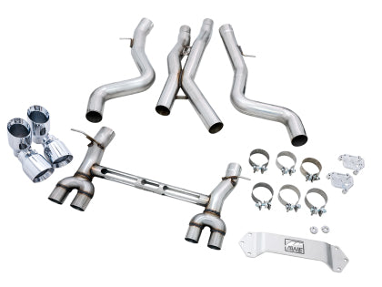 AWE - BMW F8X M3/M4 Track Edition Catback Exhaust - Chrome Silver Tips