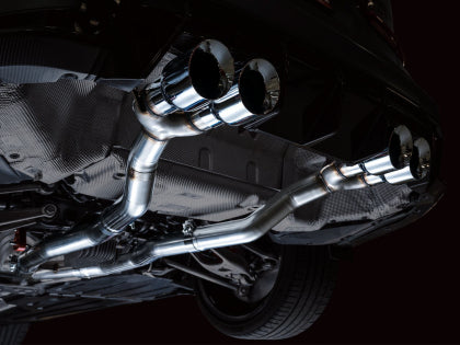 AWE - Track Edition Catback Exhaust for BMW G8X M3/M4 - Chrome Silver Tips