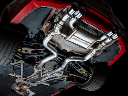 AWE - BMW F8X M3/M4 SwitchPath Catback Exhaust - Chrome Silver Tips