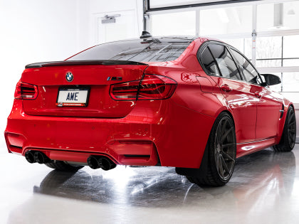 AWE - BMW F8X M3/M4 Track Edition Catback Exhaust - Diamond Black Tips