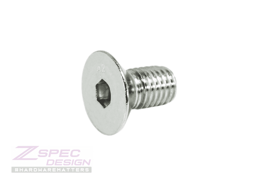 ZSPEC M10-1.5x16mm Flat-Head FHSC Fasteners, Stainless, Per Each