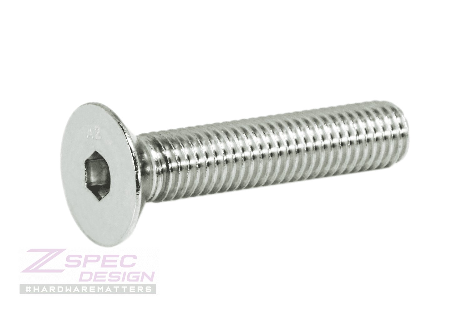 ZSPEC M10-1.5x50mm Flat-Head FHSC Fasteners, Stainless, Per Each