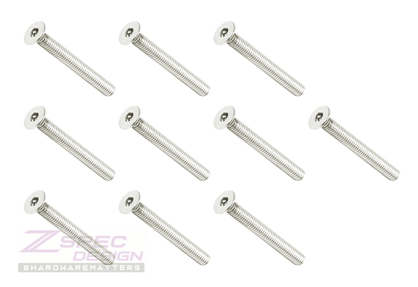 ZSPEC M4-0.7x35mm Fasteners, FHSC, Stainless Steel SUS304, 10-Pack