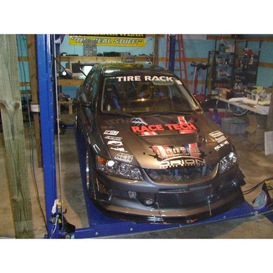 Mitsubishi Evolution 9 (Evo 9) with APR lip Carbon Fiber Front Wind Splitter 2006-2007