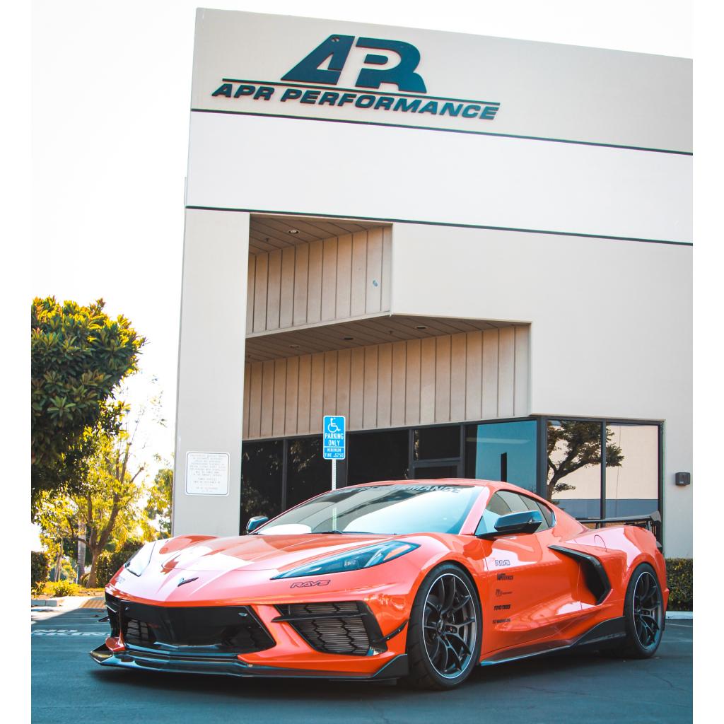 Chevrolet Corvette C8 Carbon Fiber Front Bumper Canards