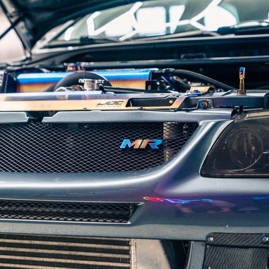 JDC Titanium "MR" Front Grill Badge (Evo 8/9)