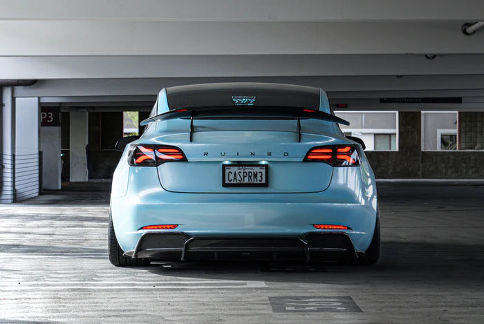 Adro - Carbon Fiber Swan Neck Wing || Model 3