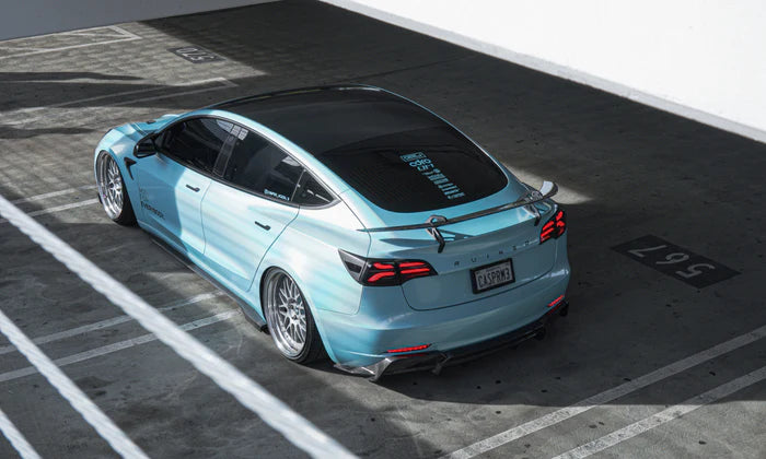 Adro - Carbon Fiber Swan Neck Wing || Model 3