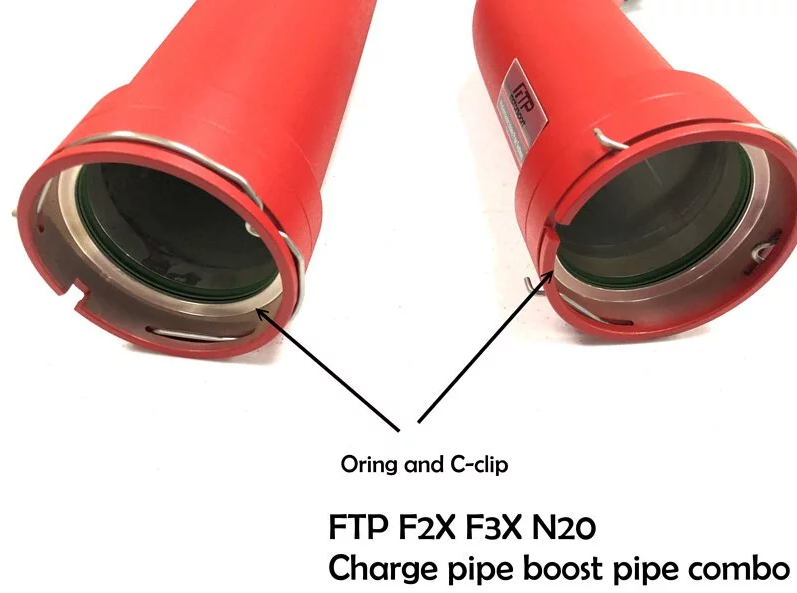 OPEN BOX (RED) FTP Charge Pipe & Boost Pipe || F2x/F3x (N20/N26)