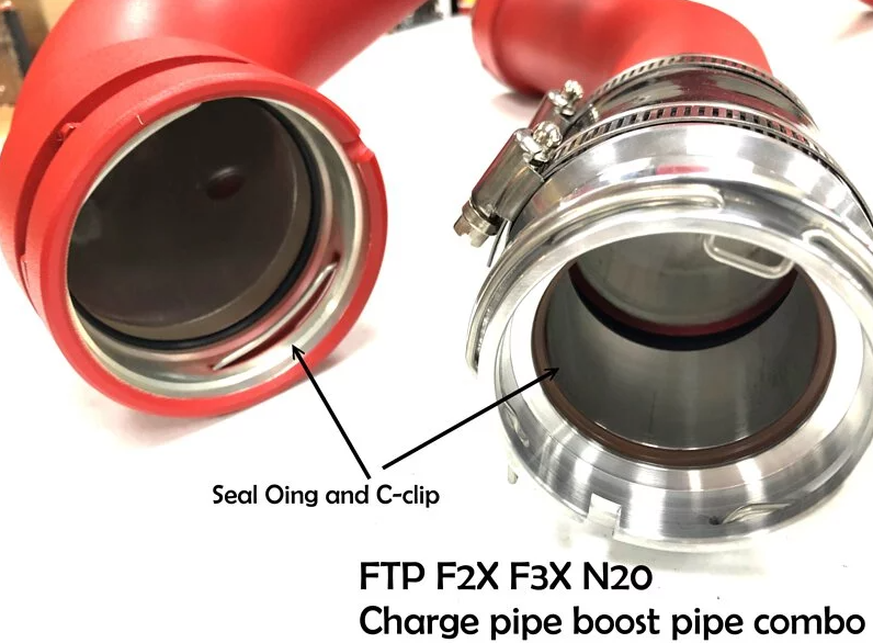 OPEN BOX (RED) FTP Charge Pipe & Boost Pipe || F2x/F3x (N20/N26)