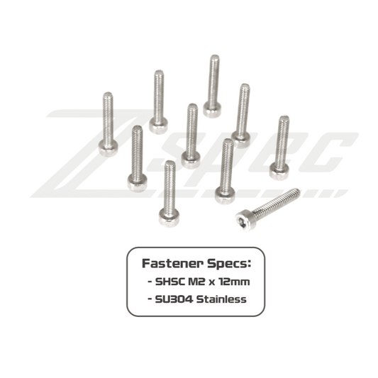 ZSPEC M2-0.4x12mm Fastener, SHSC, Stainless SUS304, 10-Pack