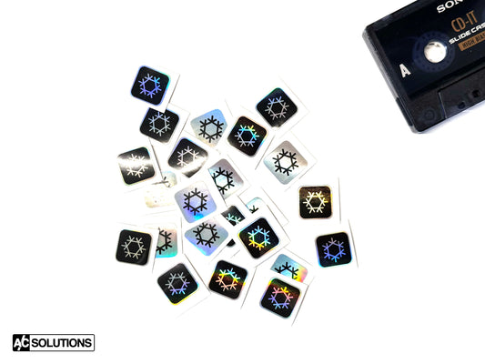 A/C Solutions Snowflake Sticker White