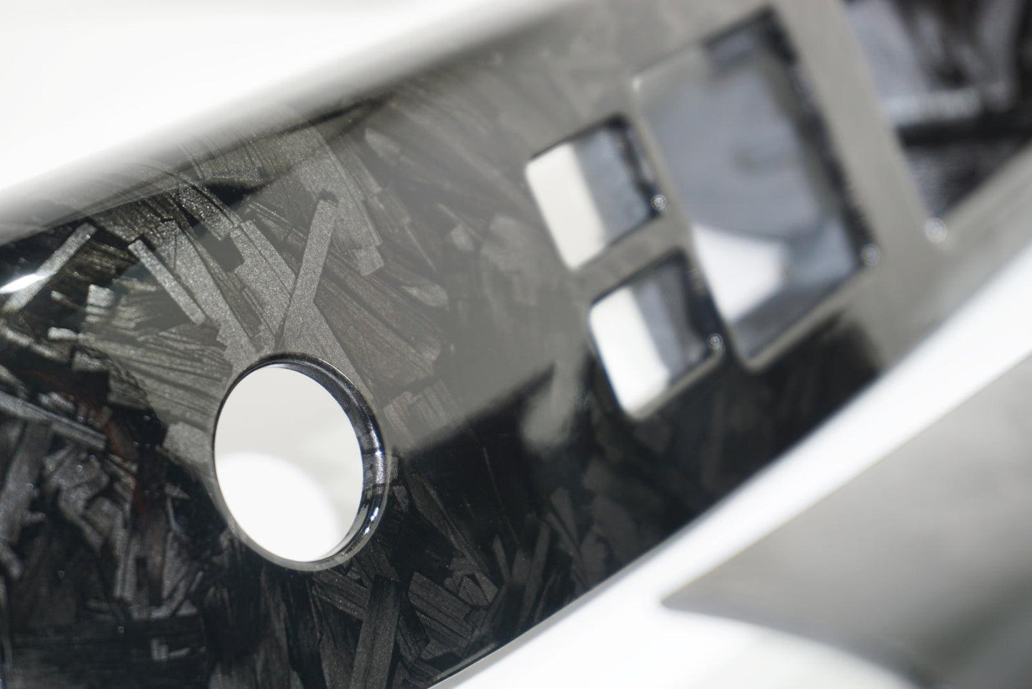 ZSPEC 350z Z33 Interior Door Window Switch Finisher Set, LHD '03-05, Forged Carbon Style