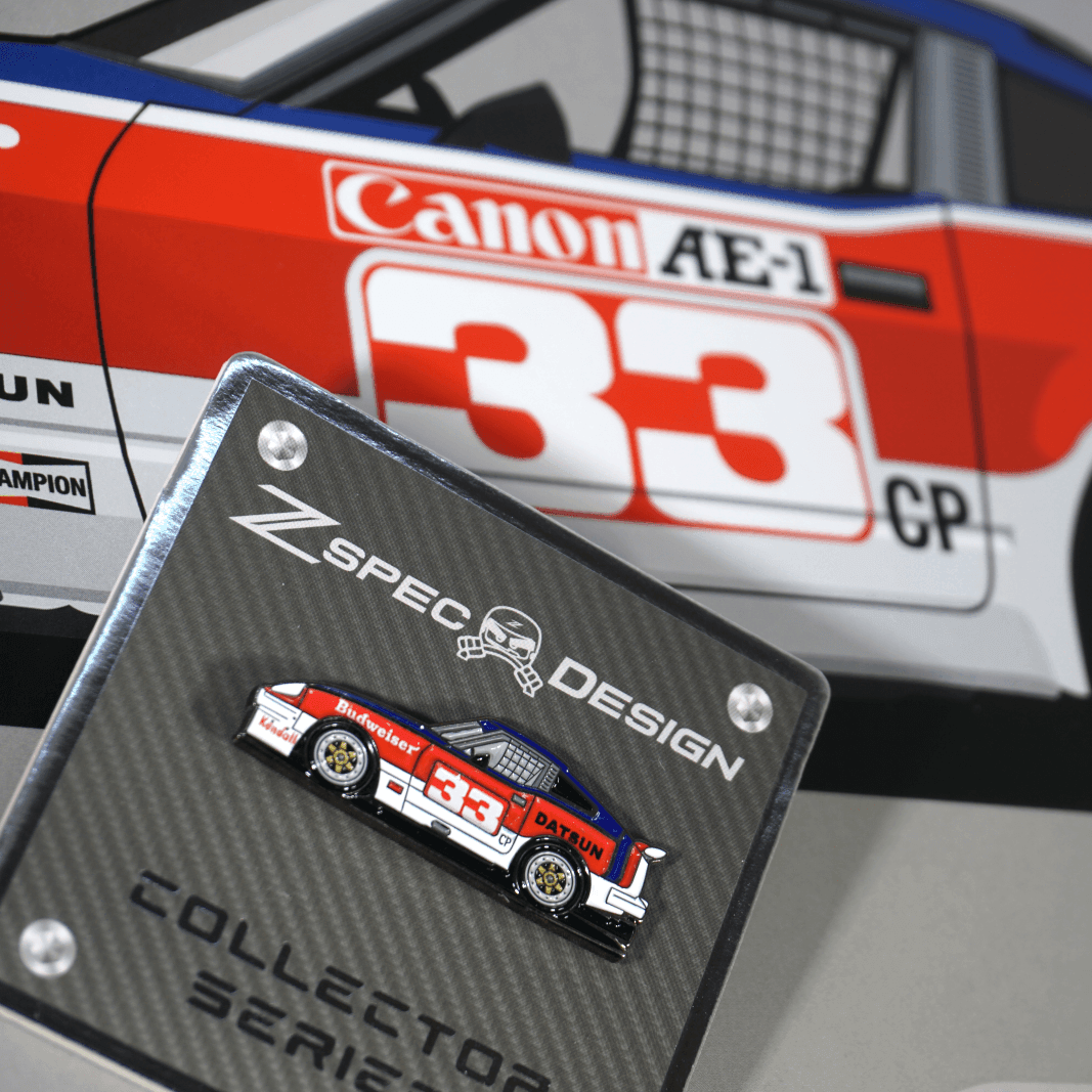 ZSPEC BSR-Racing Datsun #33 Tribute Lapel / Hat Pin