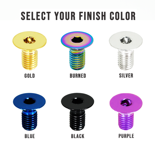 ZSPEC Dress Up BoltsĀ® Fastener Kit for Aerocatch Hood Latches, Titanium