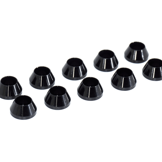 ZSPEC M3 Angled Cup Finish Washers for SHSC Socket-Cap Fasteners, 10-Pack