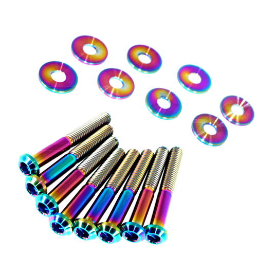 ZSPEC Throttle Bodies Fastener Kit for Nissan Skyline GT-R/GTR R35, Grade-5 Titanium