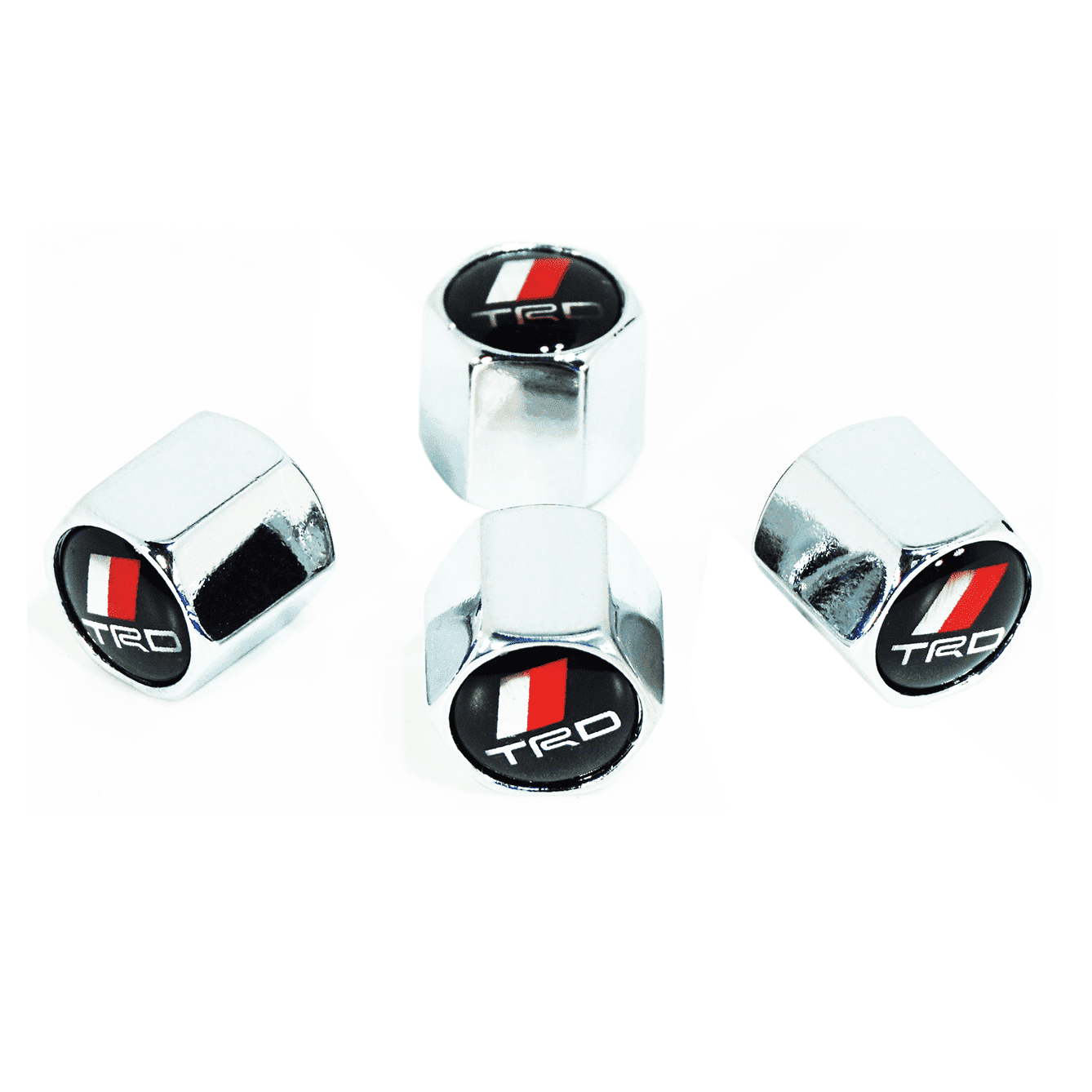 Chrome Valve Stem Tire Caps, Style: TRD