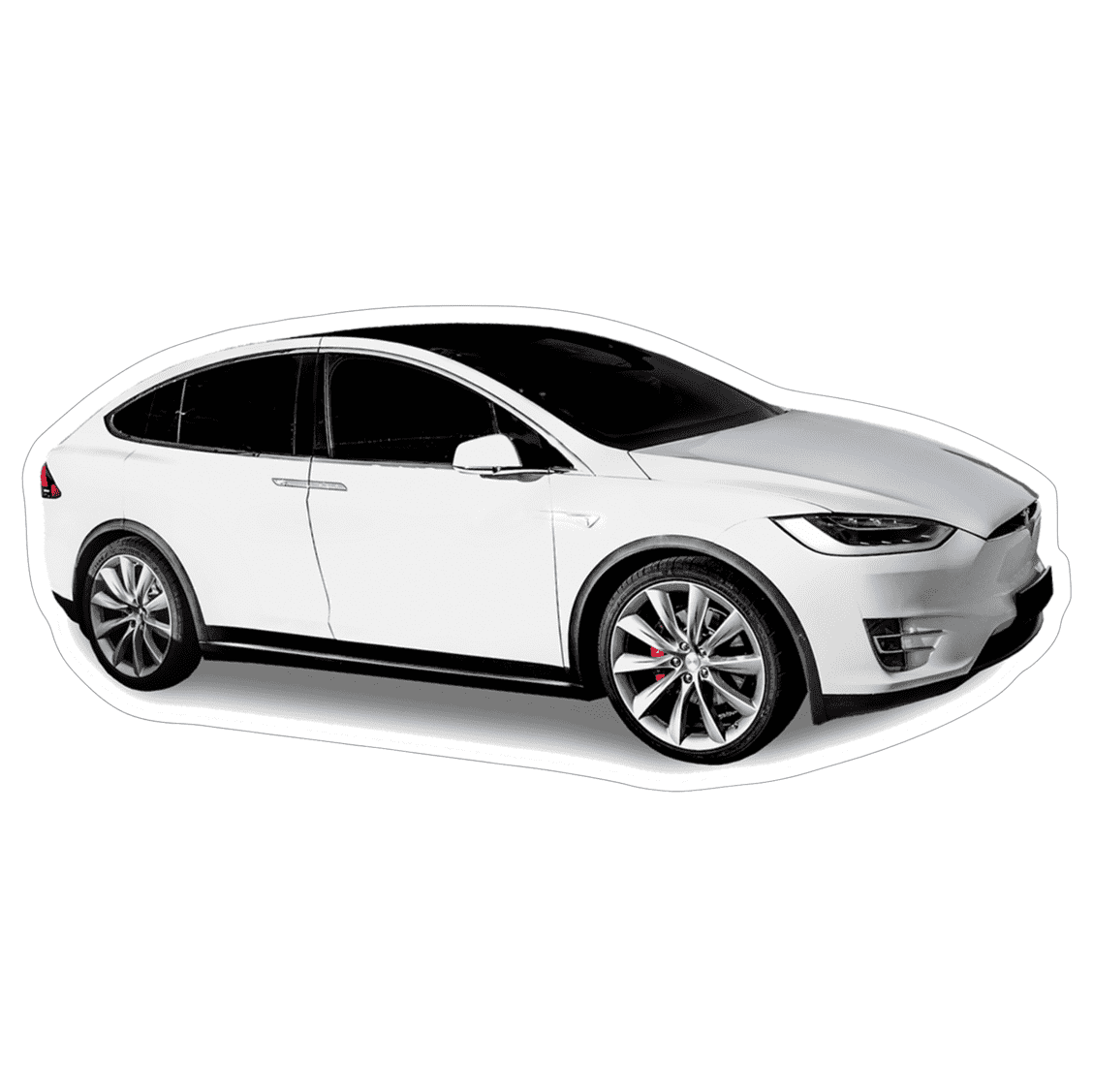 Tesla Model X Electric EV SUV Vinyl Decal / Sticker