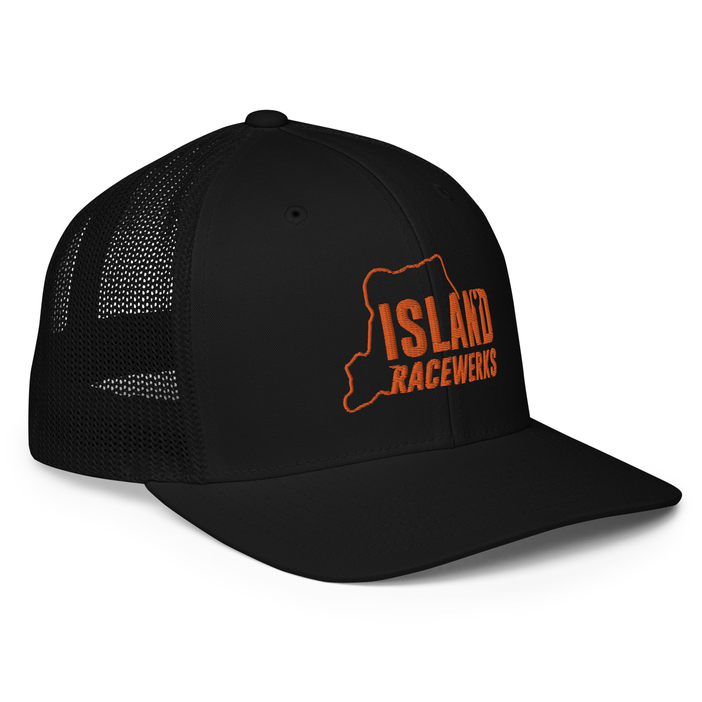 Closed-back trucker cap