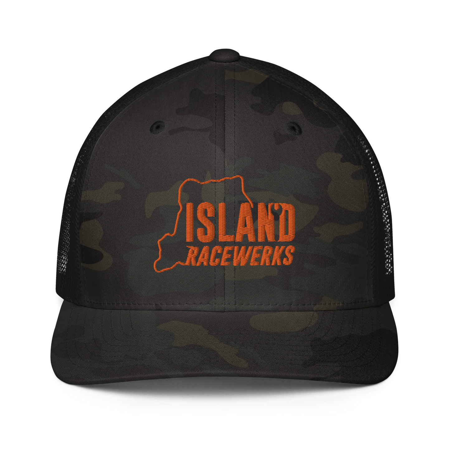 Closed-back trucker cap