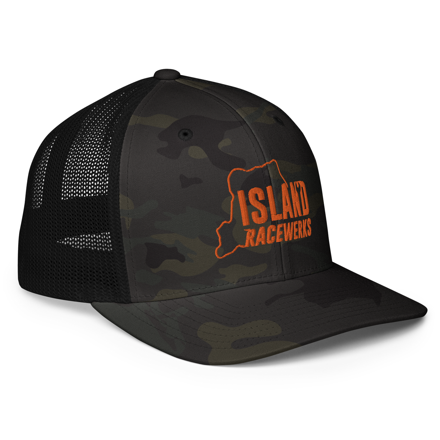 Closed-back trucker cap