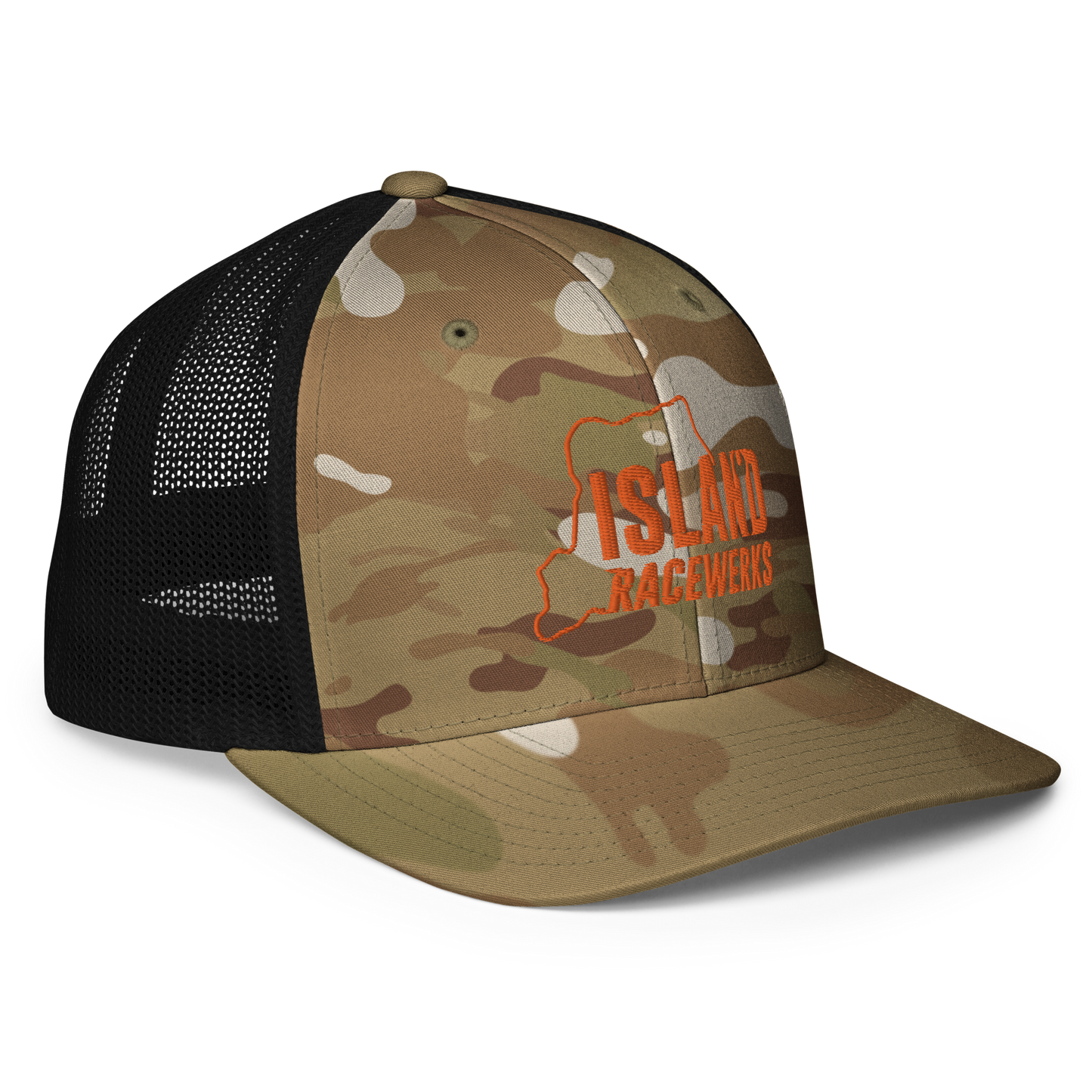 Closed-back trucker cap