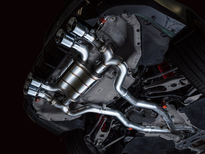 AWE - SwitchPath Catback Exhaust for BMW G8X M3/M4 - Chrome Silver Tips