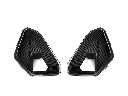 AutoTecknic Carbon Fiber Front Bumper Air Vent Set - BMW G06 X6 M-Sport LCI
