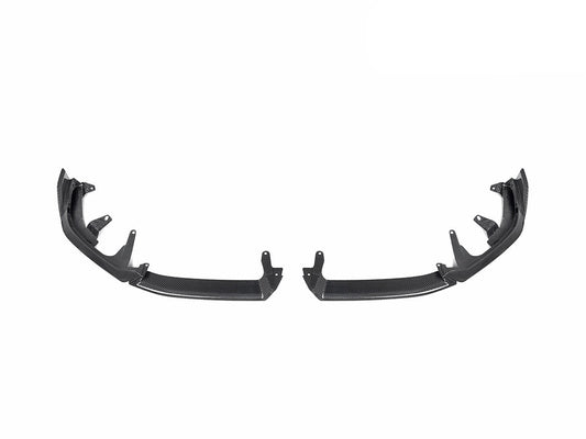 AutoTecknic Dry Carbon Front Lip Splitter Set - BMW G60 5-Series
