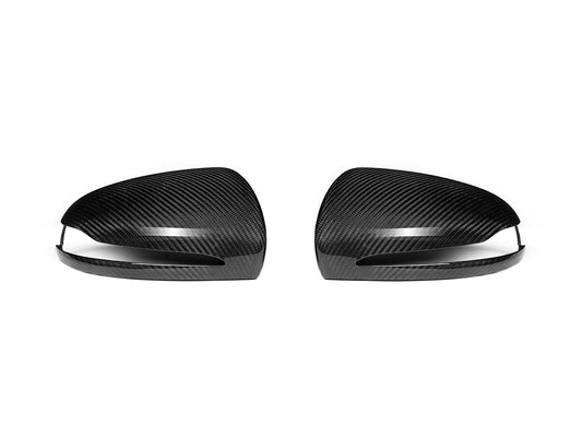 AutoTecknic Replacement Version II Dry Carbon Mirror Covers - Mercedes-Benz H247 GLA-Class