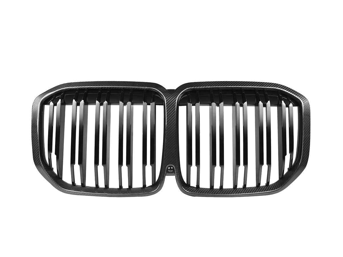 AutoTecknic Dual-Slats Dry Carbon Front Grille - BMW G07 X7 Pre-LCI