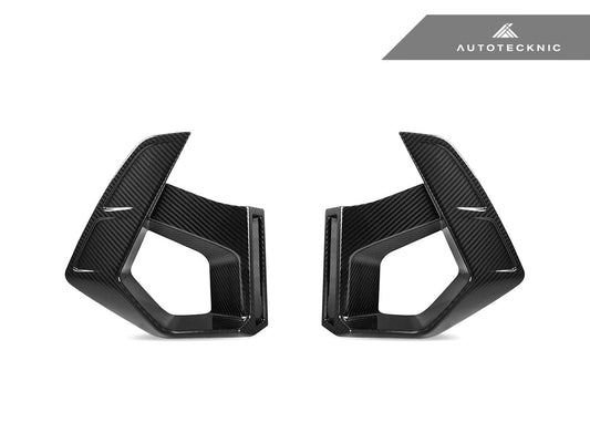 AutoTecknic Dry Carbon Front Bumper Air Vent Set - F97 X3M LCI | F98 X4M LCI