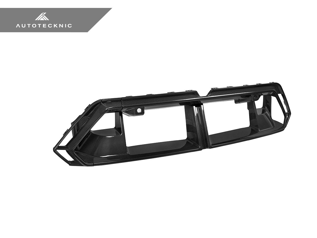AutoTecknic Dry Carbon OEM-Spec Center Bumper Trim - G90 M5