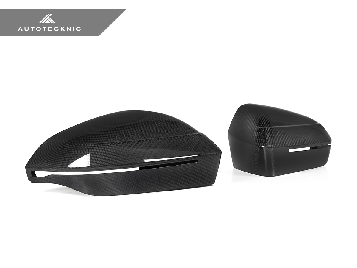 AutoTecknic Dry Carbon Fiber Mirror Cap Set - G60 5-Series | G70 7-Series