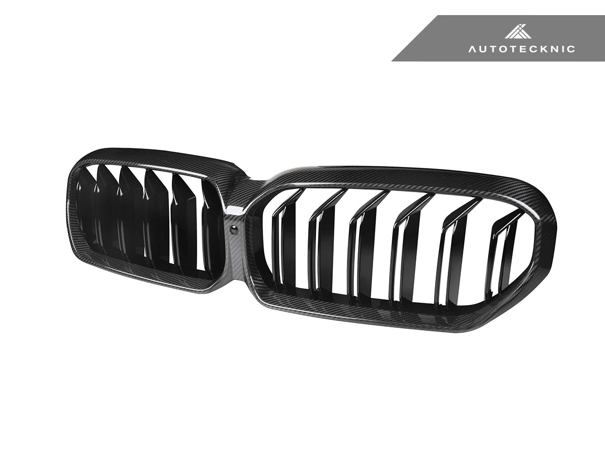 AutoTecknic Dry Carbon Fiber Dual-Slats Front Grilles - G30 5-Series LCI