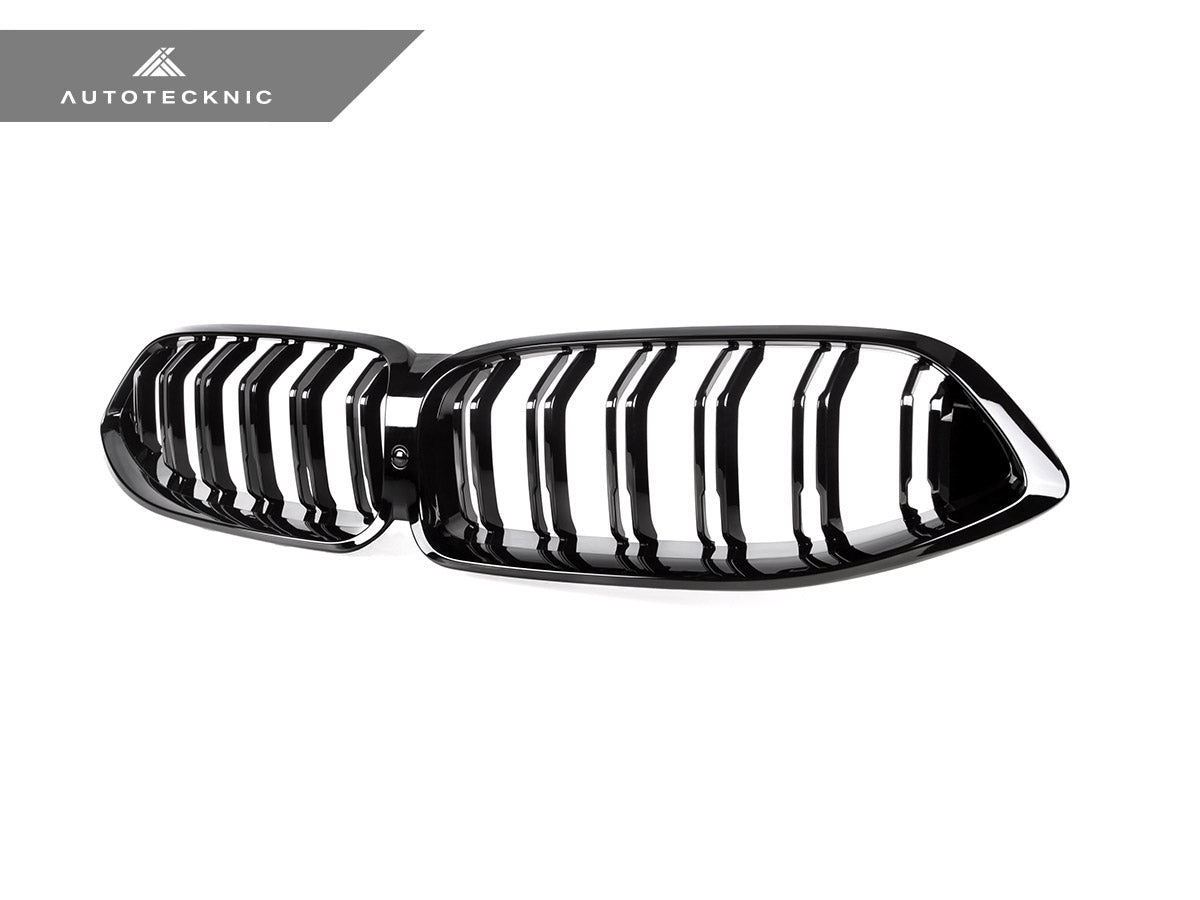 AutoTecknic Dual-Slats Gloss Black Front Grille - G14/ G15/ G16 8-Series