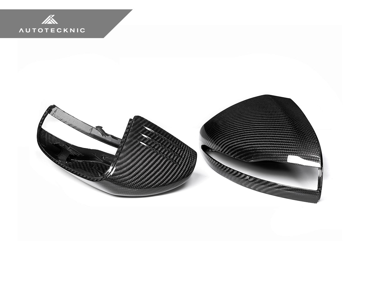 AutoTecknic Replacement Version II Dry Carbon Mirror Covers - Mercedes-Benz W213 E-Class