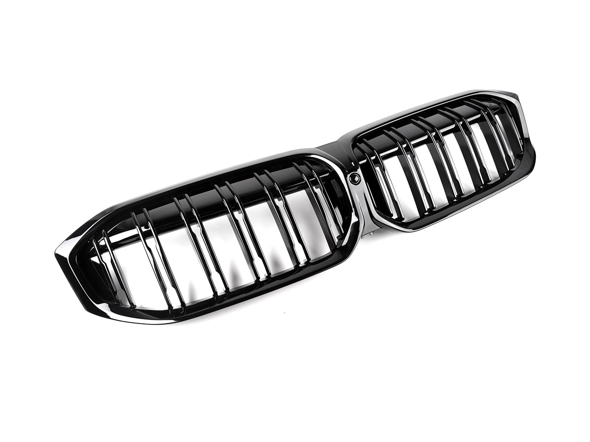 AutoTecknic Dual-Slats Gloss Black Front Grille - BMW G20 3-Series LCI