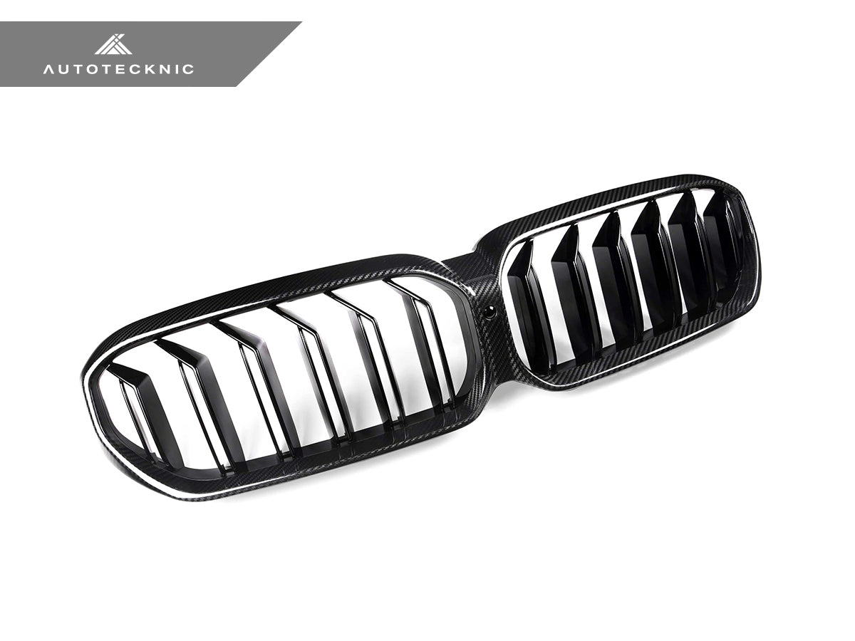 AutoTecknic Dry Carbon Fiber Dual-Slats Front Grilles - G30 5-Series LCI