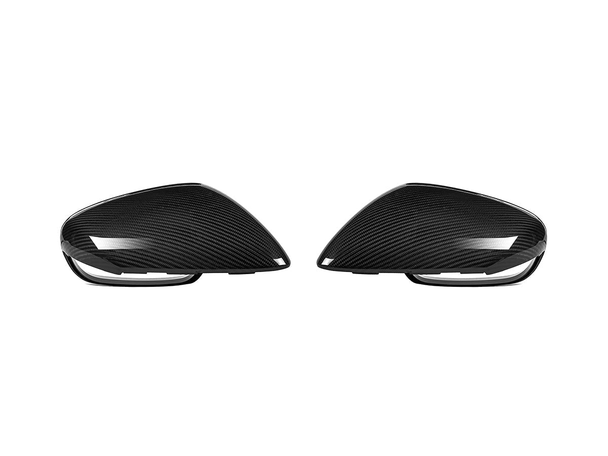 AutoTecknic Replacement Dry Carbon Mirror Covers - Porsche 9J1 Taycan