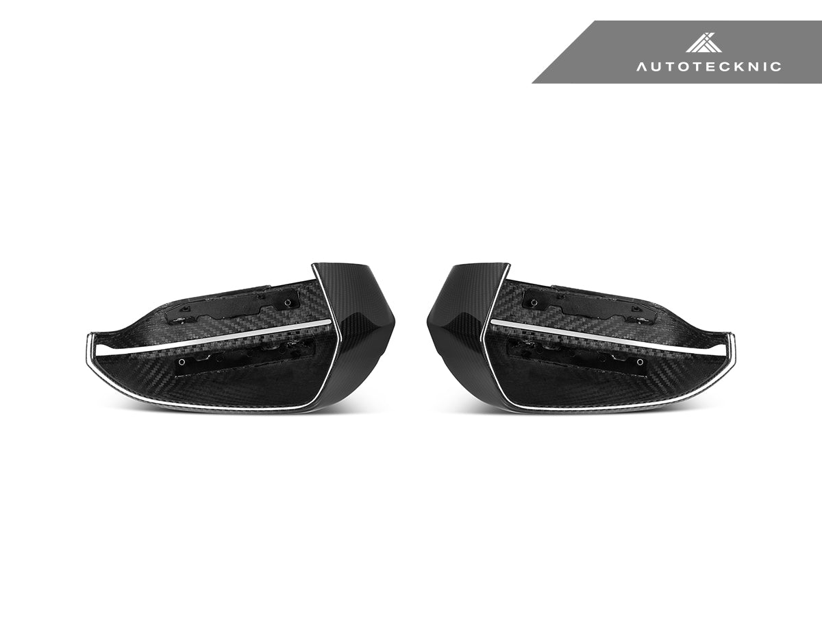 AutoTecknic Dry Carbon Fiber Mirror Cap Set - G45 X3
