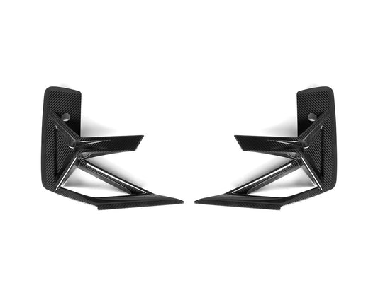 AutoTecknic Dry Carbon Front Bumper Trim Set - BMW F97 X3M LCI | F98 X4M LCI