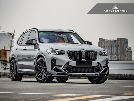 AutoTecknic Dry Carbon Front Bumper Trim Set - F97 X3M LCI | F98 X4M LCI