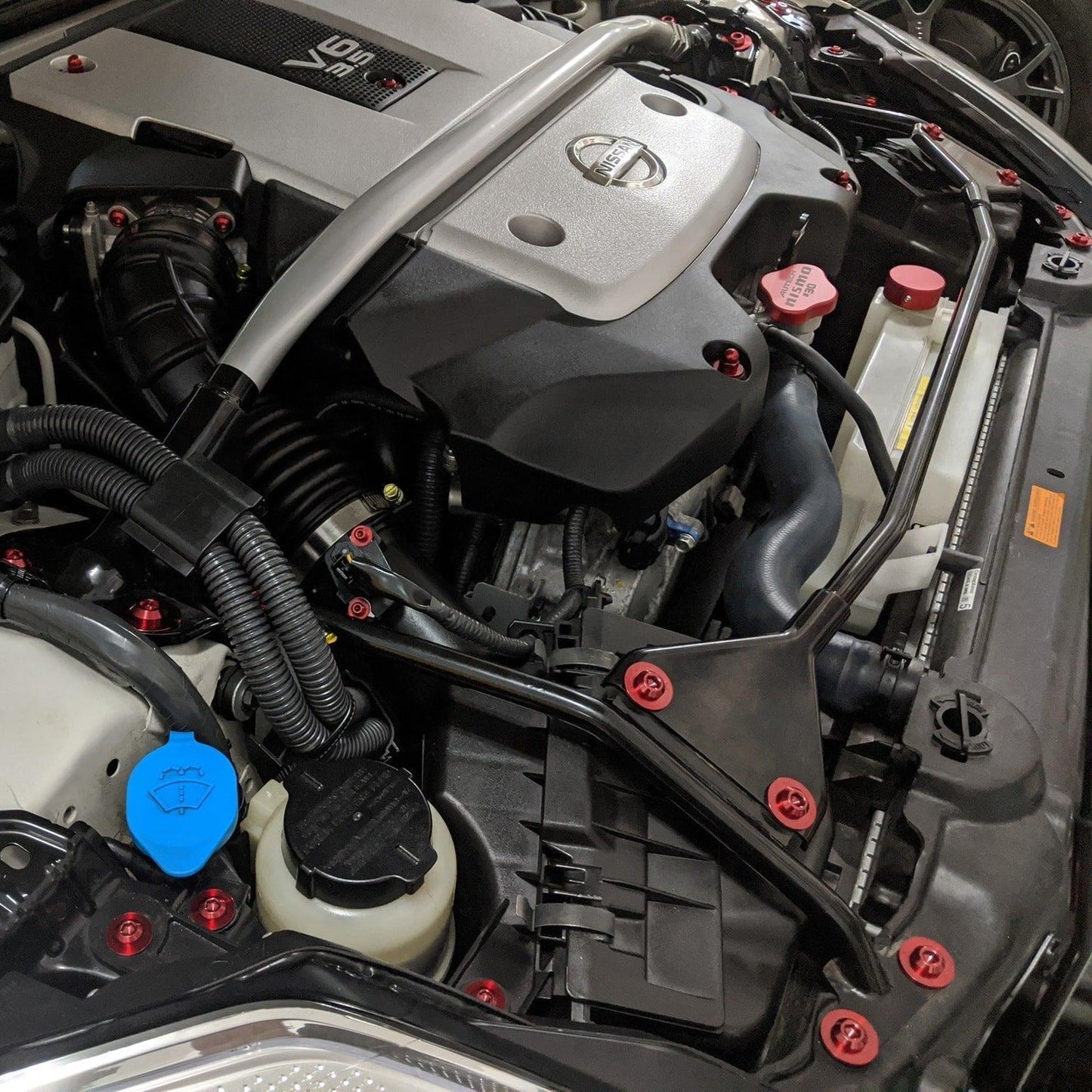 ZSPEC "Stage 2" Dress Up Bolts®/Fastener Kit for '03-'08 Nissan 350z DE & HR, Titanium