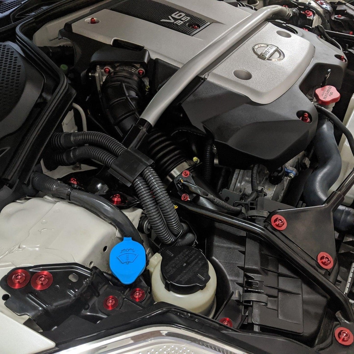 ZSPEC Stage-3 Dress Up Bolts®/Fastener Kit for '03-'08 Nissan 350z DE & HR, Titanium