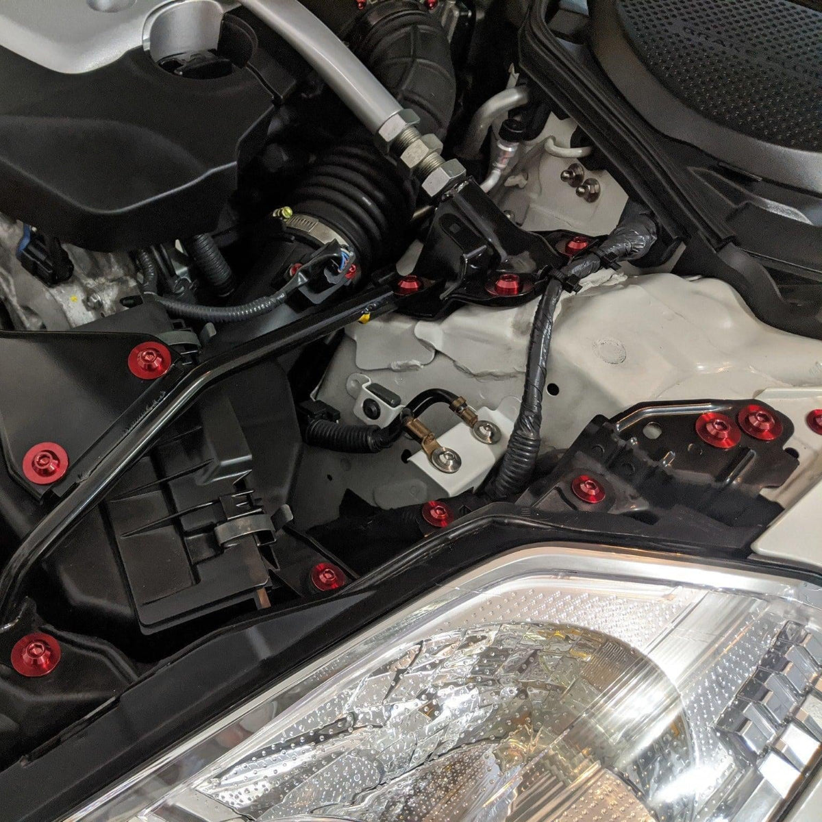 ZSPEC Stage-3 Dress Up Bolts®/Fastener Kit for '03-'08 Nissan 350z DE & HR, Titanium